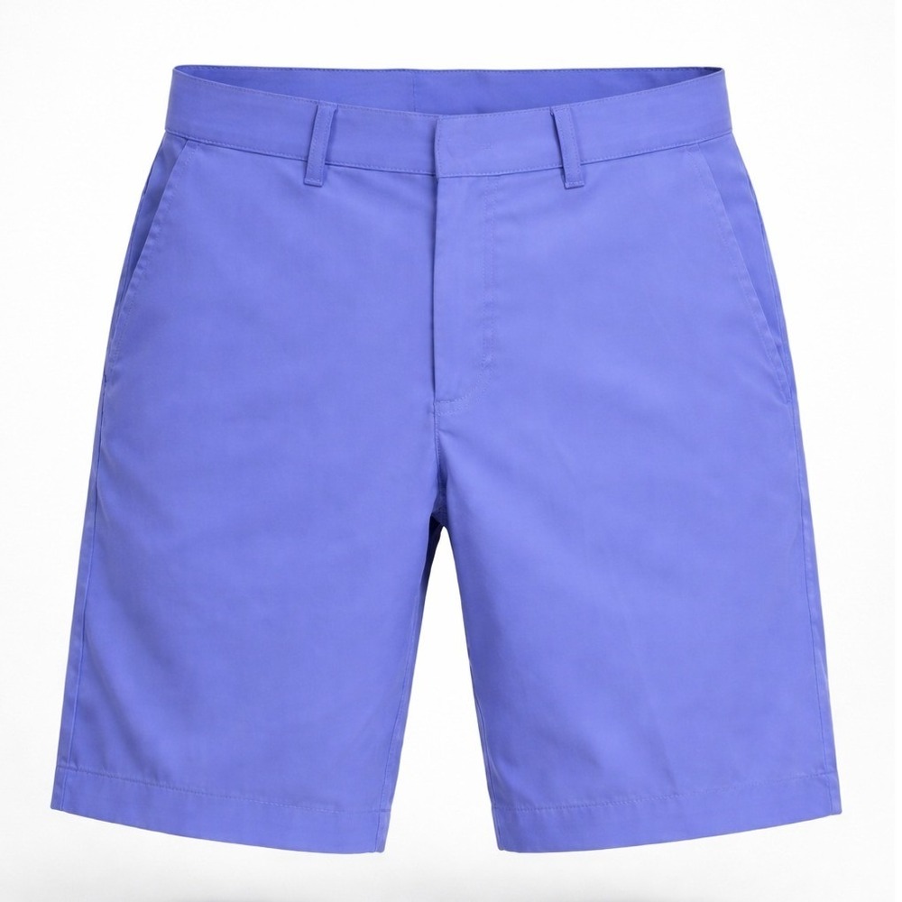 Fabletics‎ One Short Men 35 Periwinkle Blue Stretch Performance Golf Athletic 8"